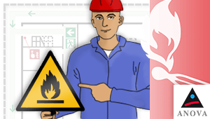 Titelbild E-Learning Modul "Grundlagen des Brandschutzes"